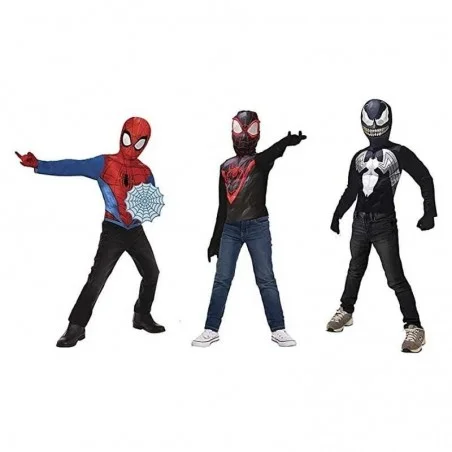 Cofre Disfraz Spiderman Miles Morales y Venom