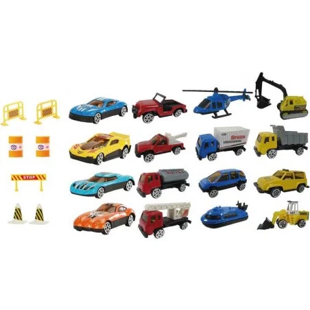 Set de Vehículos 1:24 23 Piezas