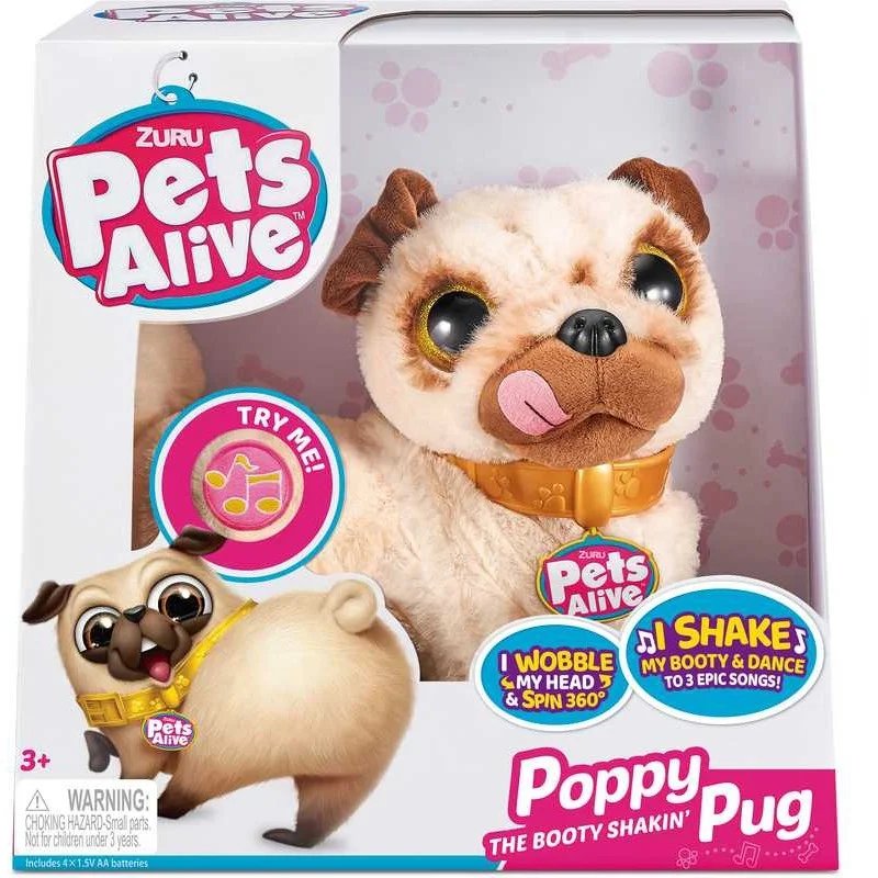 Pets Alive Cachorro Pug Interactivo