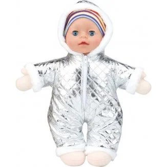 Muñeca Bebé Snow Plateado 35 cm