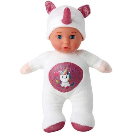 Muñeco Bebé Unicornio 30 cm