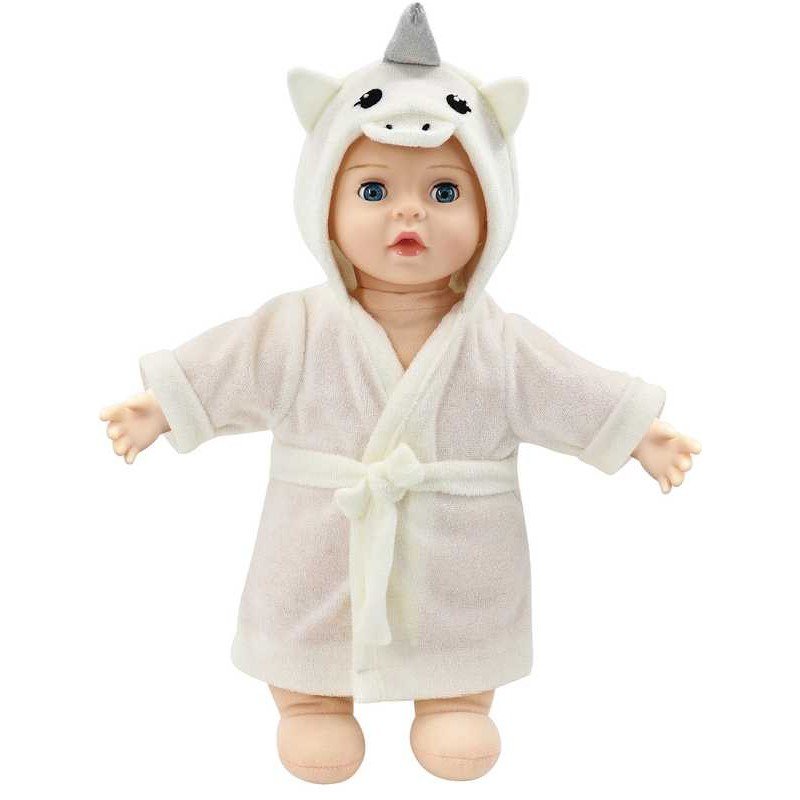 Muñeca Bebé Albornoz Unicornio