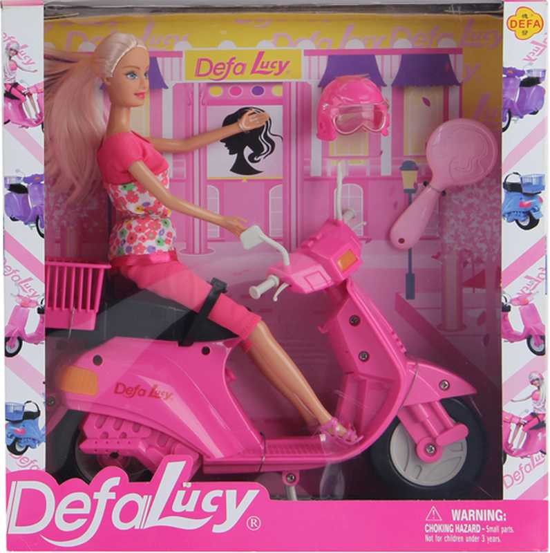 Scooter Barbie Unicornio con Casco
