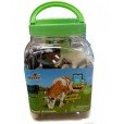 Cubo 30 Figuras Animales De Granja