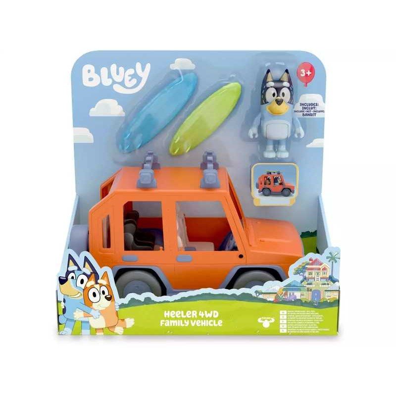 Bluey Family Cruiser Con Figura