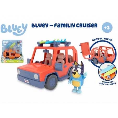 Bluey Family Cruiser Con Figura