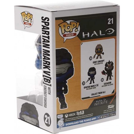 Funko Pop Halo Spartan Mark V (B) Con Espada de Energía