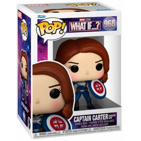 Funko Pop Marvel What If Infinity Capitana Carter Stealth Suit