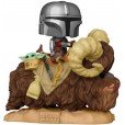 Funko Pop Deluxe Mandalorian en Bantha con El Niño Star Wars