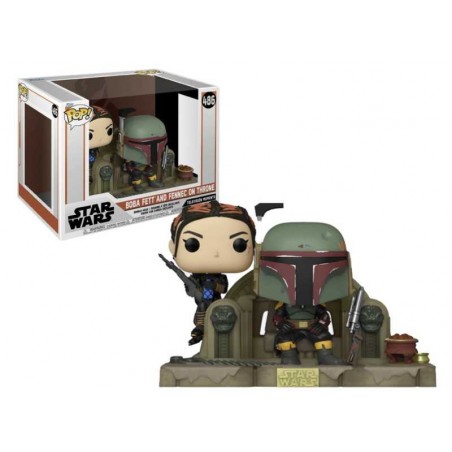 Funko Pop Moment Star Wars The Mandalorian Boba Fett & Fennec