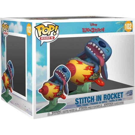 Funko Pop Rides Lilo y Stitch Stitch En El Cohete