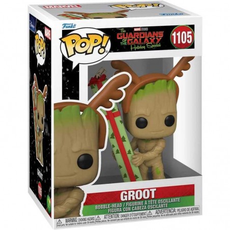 Funko Pop Groot Guardianes De La Galaxia Holiday