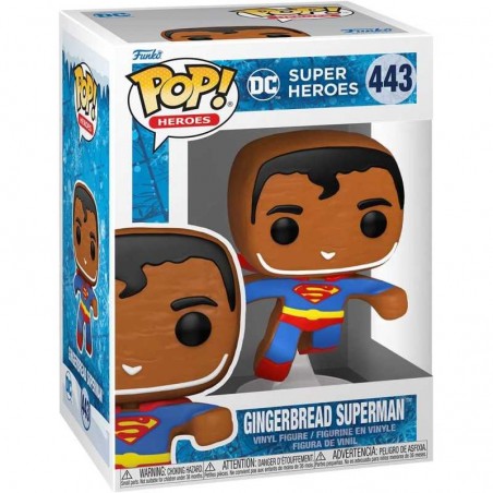 Funko Pop DC Gingerbread Superman Holiday