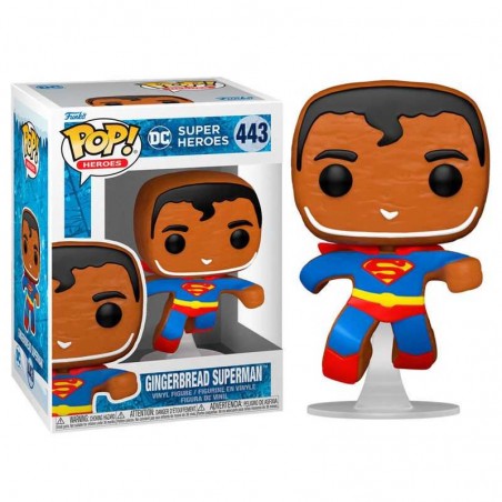 Funko Pop DC Gingerbread Superman Holiday