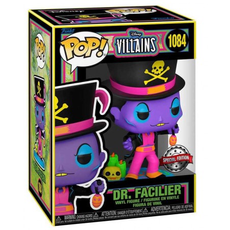 Funko Pop Disney Villanos Dr Facillier Black Light