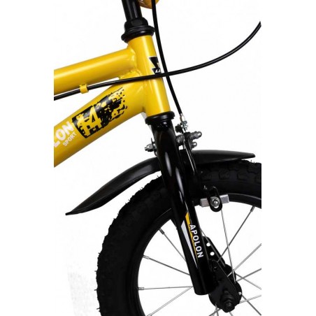 Bicicleta 14 Pulgadas Apolon Amarilla
