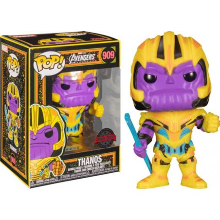 Funko Pop Marvel Thanos Black Light