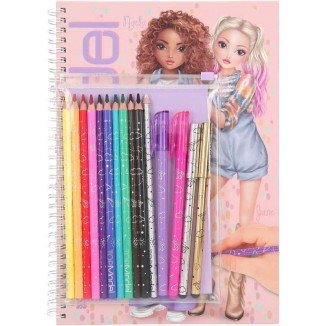 Top Model Libro Colorear y Diseñar Atuendos