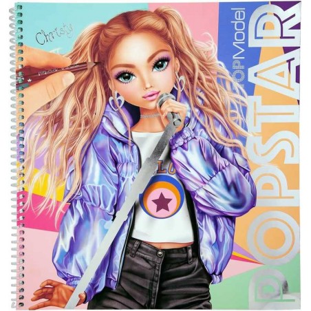 Top Model PopStar Libro Para Colorear