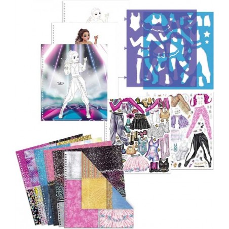 Top Model PopStar Libro Para Colorear