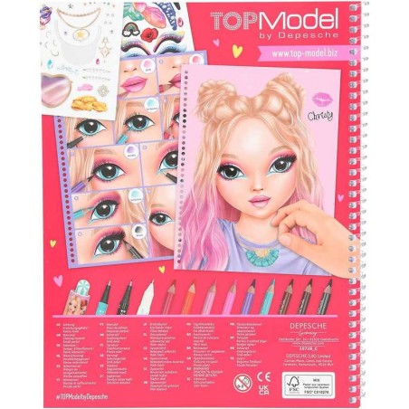 Top Model Make Up Libro Para Colorear