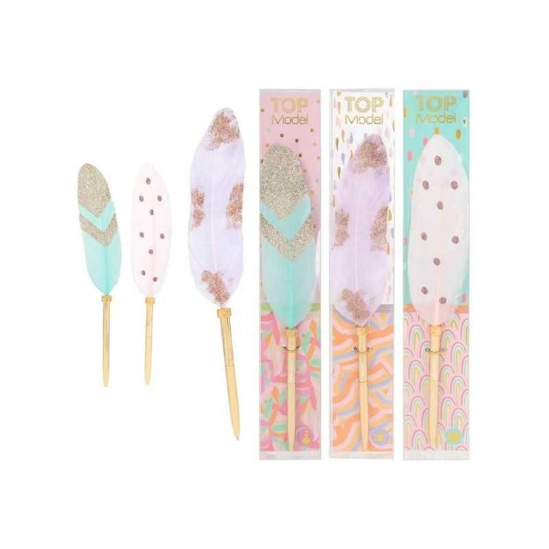 Top Model Bolígrafo con Pluma Surtido