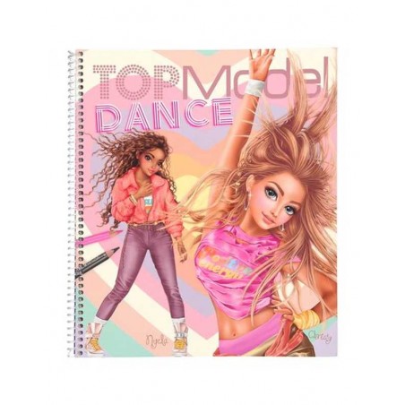 Top Model Cuaderno Para Colorear Dance