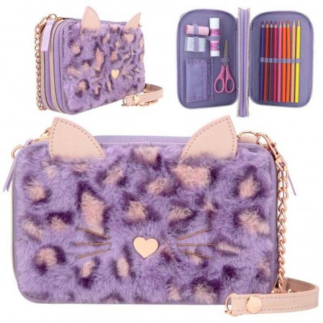 Top Model Estuche Doble Con Cadena Lilac Leo Love