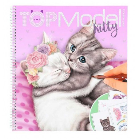 Top Model Crea Tu Libro de Colorear Kitty