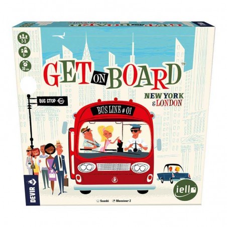 Juego de Mesa Get On Board: New York & London