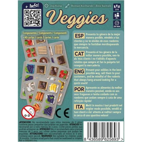 Juego de Cartas Veggies