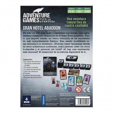 Adventure Games Gran Hotel Abaddon