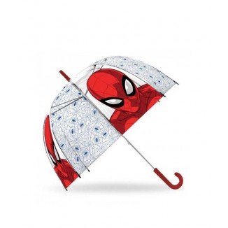 Paraguas Automático Transparente Spiderman Marvel 46 cm
