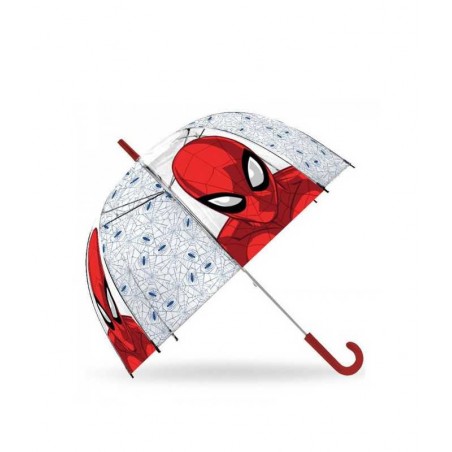 Paraguas Automático Transparente Spiderman Marvel 46 cm
