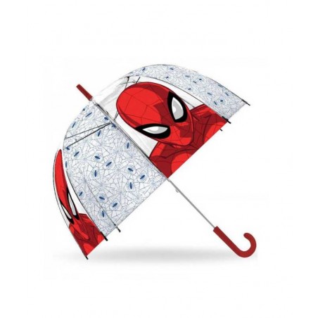 Paraguas Automático Transparente Spiderman Marvel 46 cm