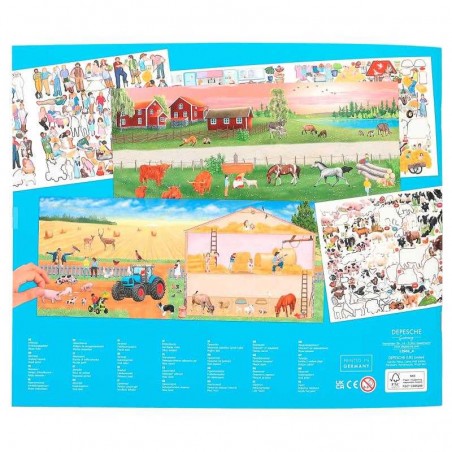 Cuaderno Para Colorear Create Your Farm