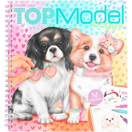 Top Model Create Your Doggy Libro Para Colorear