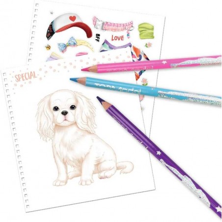 Top Model Create Your Doggy Libro Para Colorear