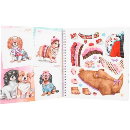 Top Model Create Your Doggy Libro Para Colorear