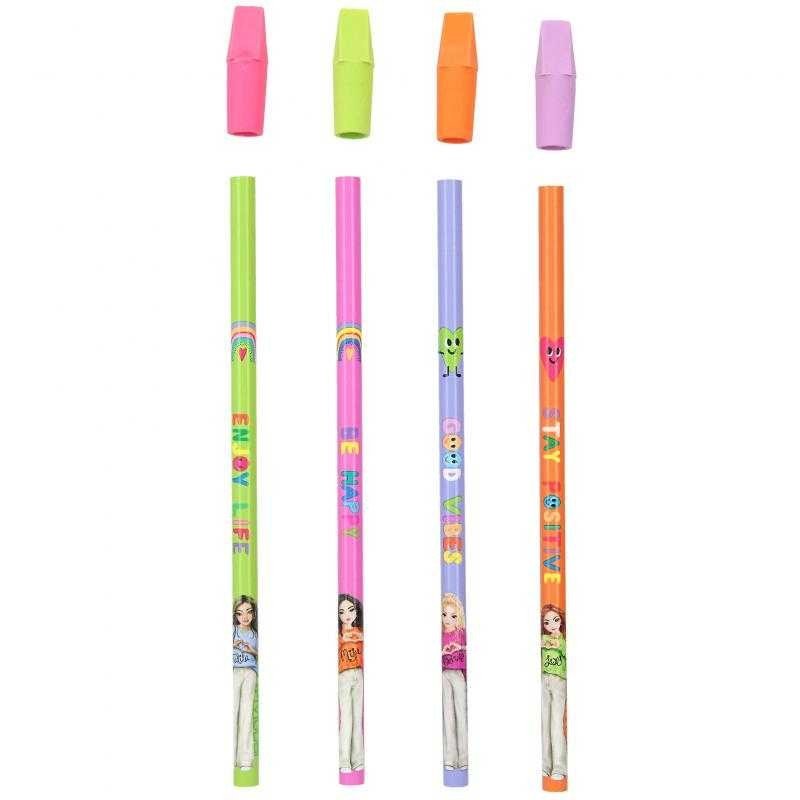 Top Model Set de Lápices Con Goma de Borrar Selflove