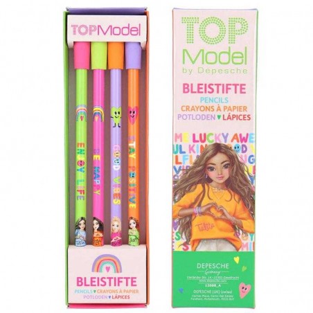 Top Model Set de Lápices Con Goma de Borrar Selflove