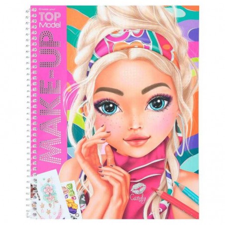 Top Model Make Up Colouring Book