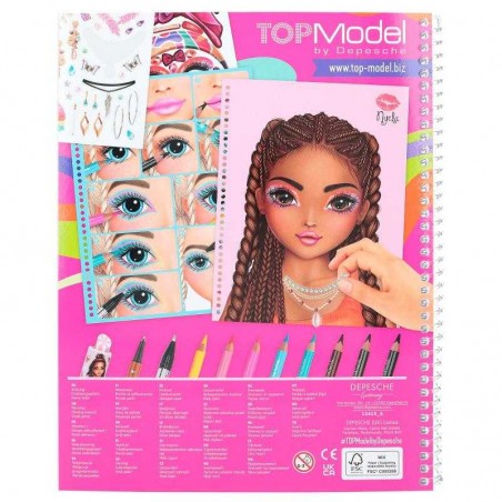 Top Model Make Up Colouring Book