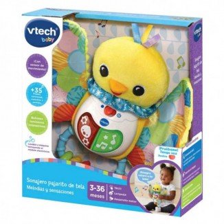 Vtech Baby Sonajero Pajarito de Tela Melodías y