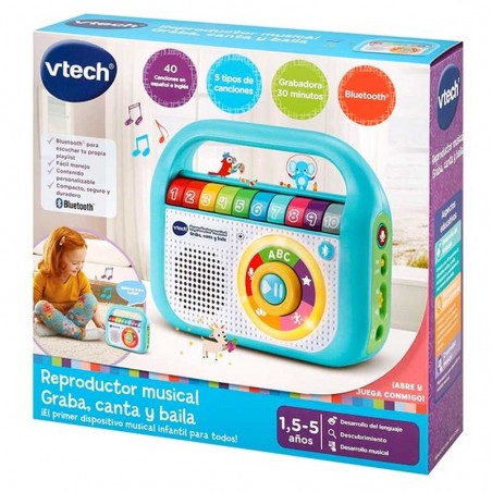 Reproductor Musical Graba Canta y Baila Vtech