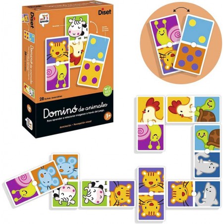 Diset Juego Dominó de Animales