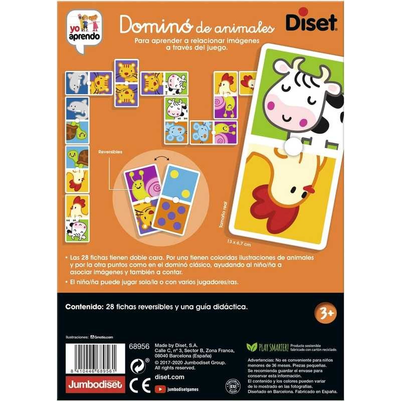 Domino infantil: ¡Aprende y diviértete con los animales!