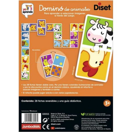 Diset Juego Dominó de Animales