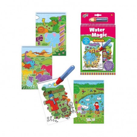 Libro Mágico de Agua para Colorear Animales Diset