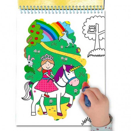 Libro Mágico de Agua para Colorear Unicornios Diset